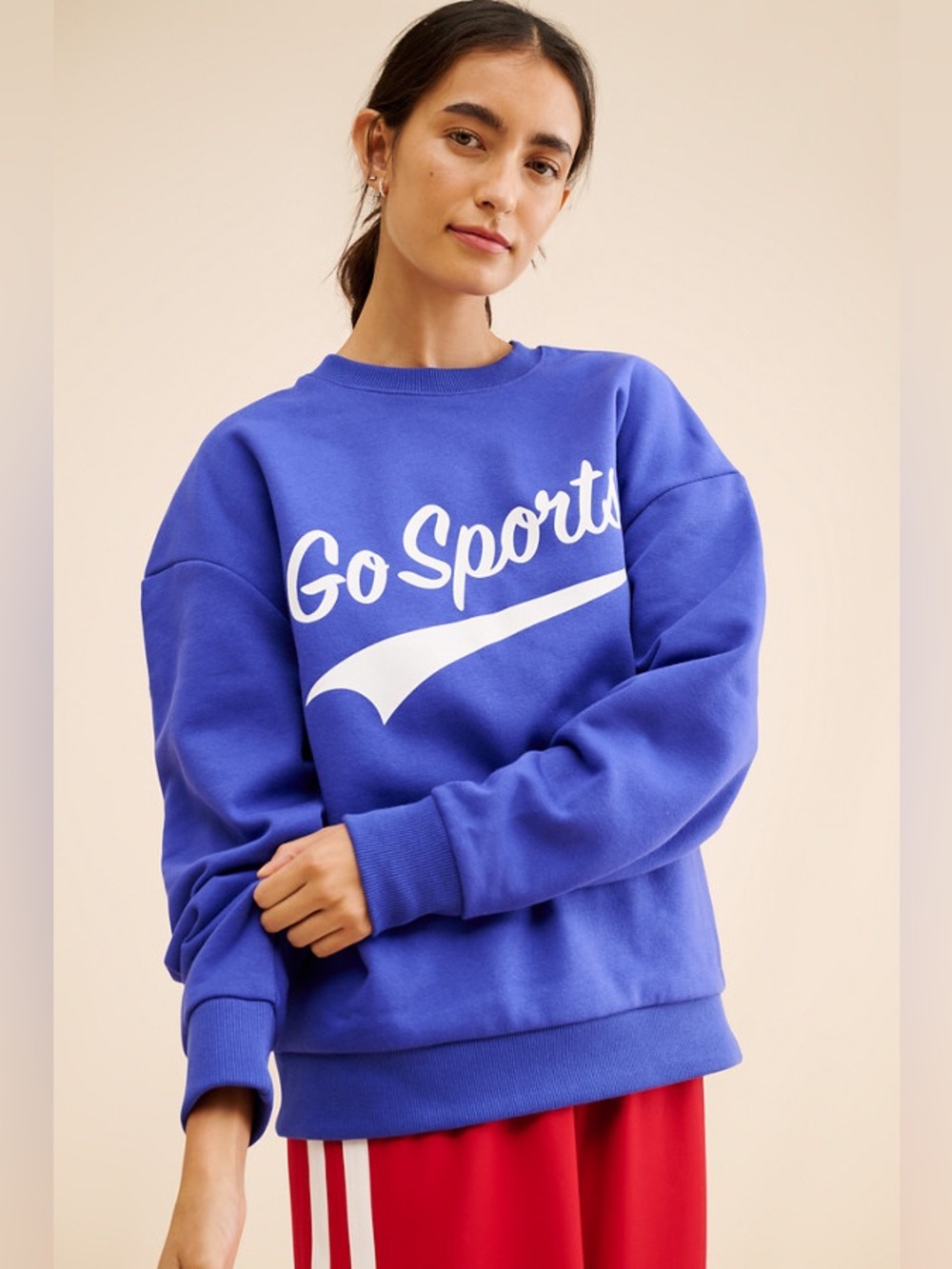 Favorite Daughter Go Sports Sweatshirt - Blue